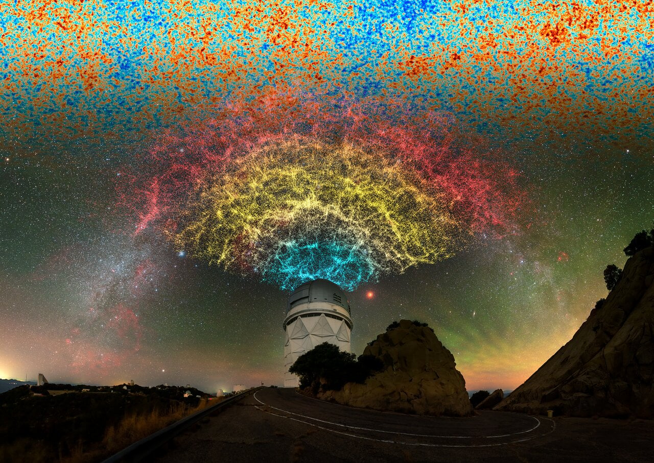 DESI Legacy Imaging Survey представило крупнейшую 2-D карту Вселенной